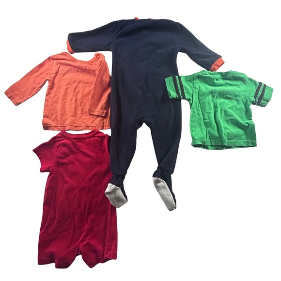 Baby Clothes Bundle: Chicago Bears, Tee Shirts Outfits Set, 6-9 Months - Picture 2 of 10